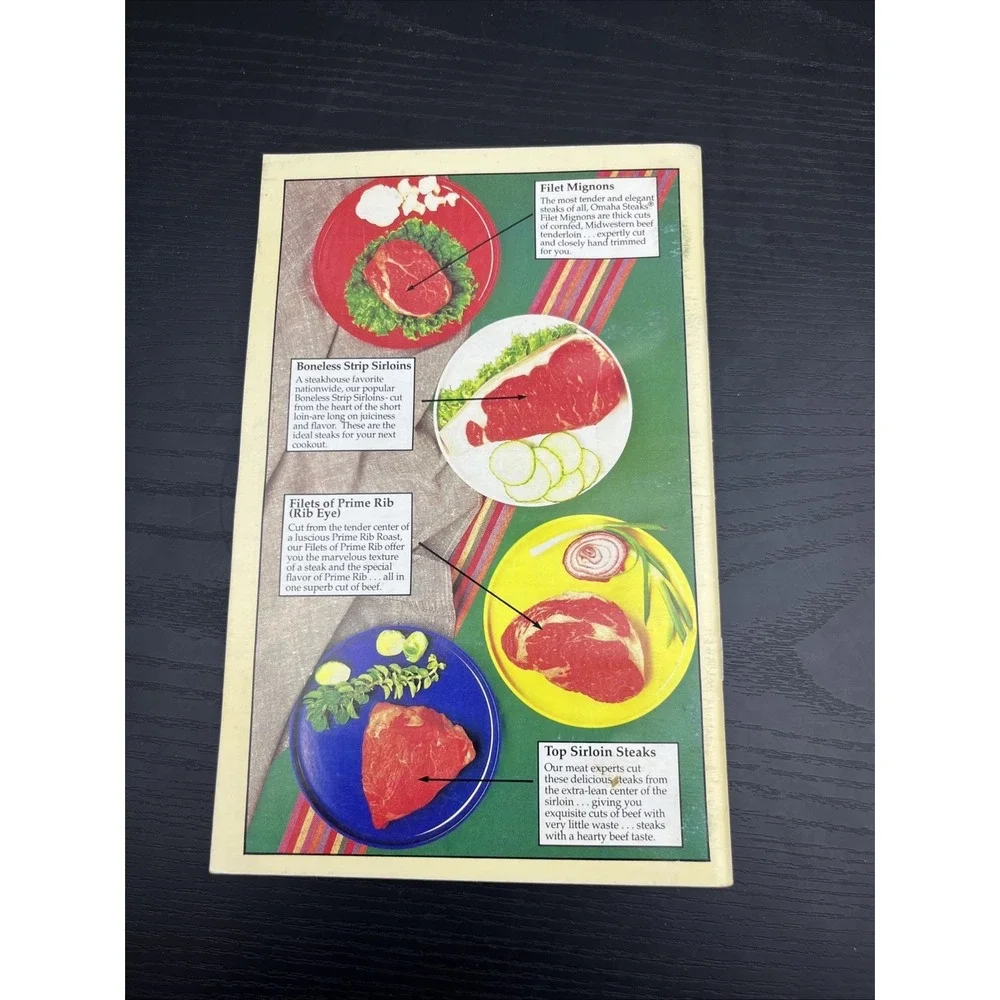 Omaha Steaks Good Life Guide Cookbook V23 Recipes Steak Cooking Book